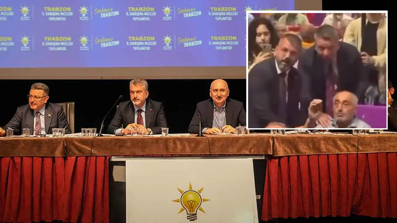 AK Parti Trabzon İl Danışma Meclisi Toplantısı'nda gerginlik! Kur'an ve müftülerle ilgili sözleri nedeniyle salondan çıkarıldı