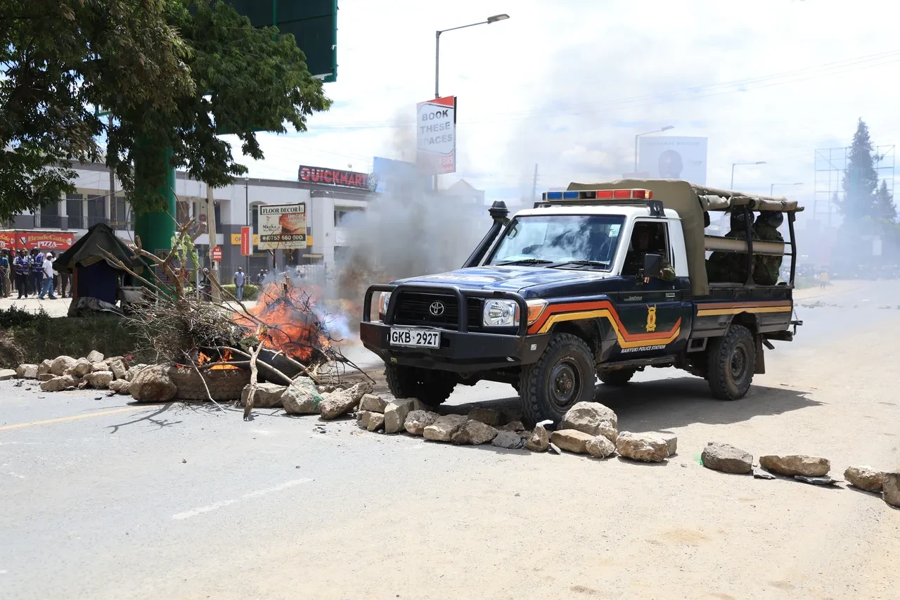 Kenya'da gösteri