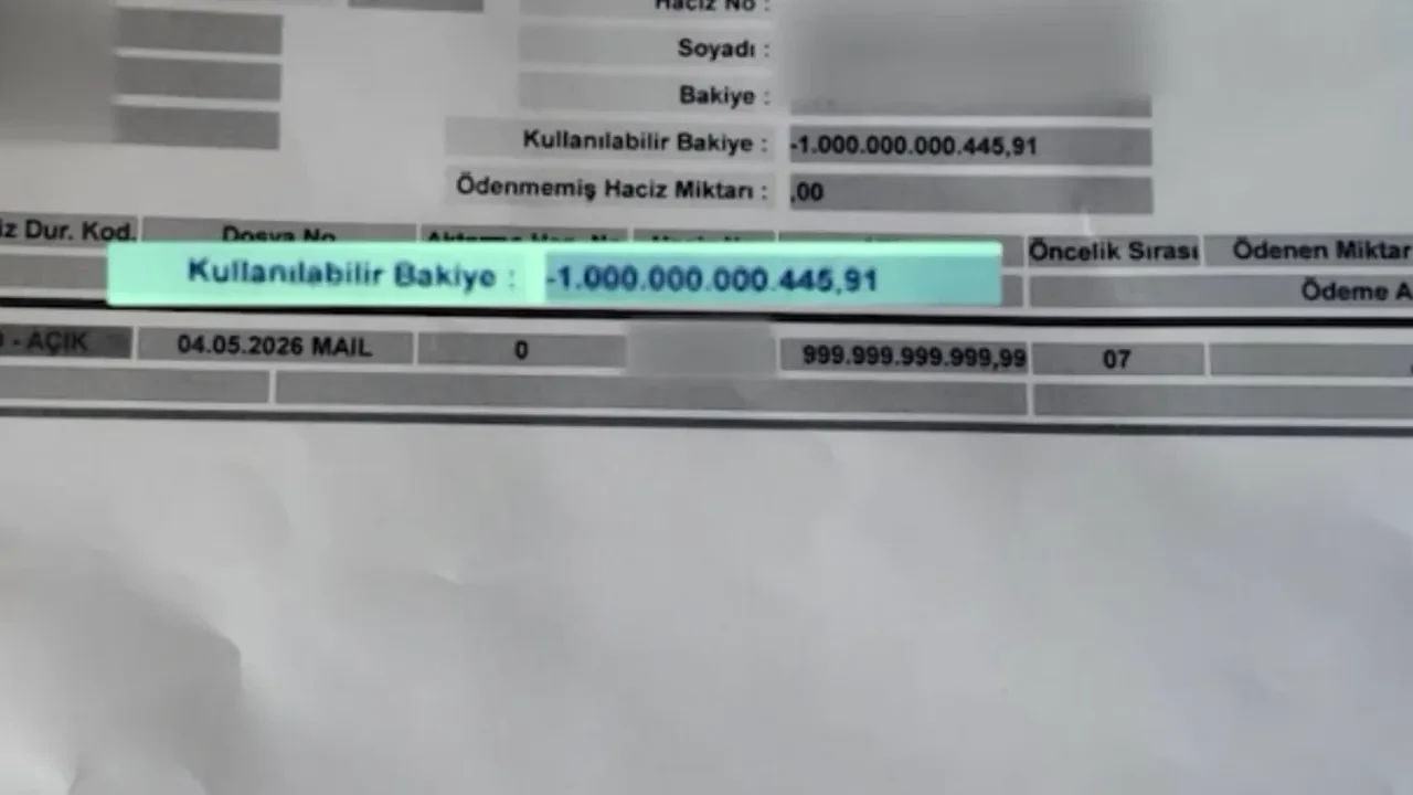Banka hesabına 1 trilyon TL yattı, hayatı kabusa döndü