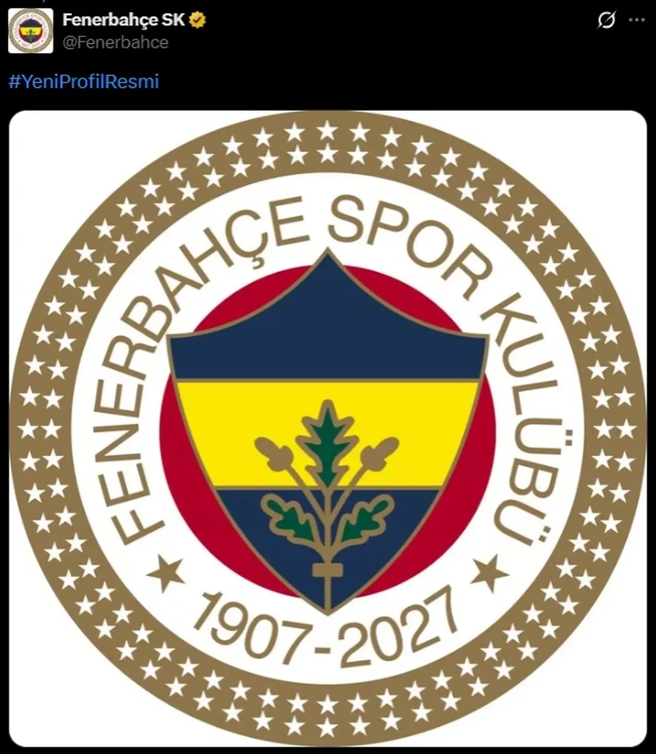 Fenerbahçe logosunu değiştirdi! Yıldız sayısı dikkat çekti