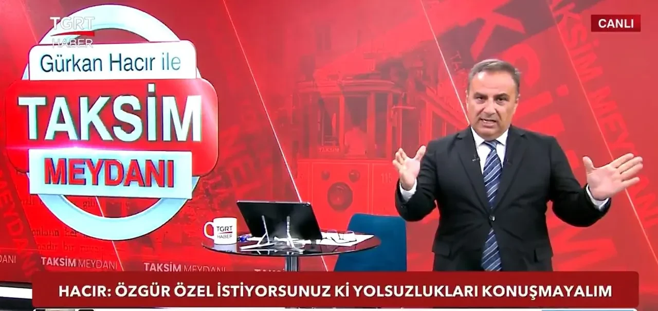 Özgür Özel yine TGRT'yi hedef alıp Atakan Sönmez'e çok çirkin sözler sarf etti! Gürkan Hacır Zübük tanımı yaparak ders verdi