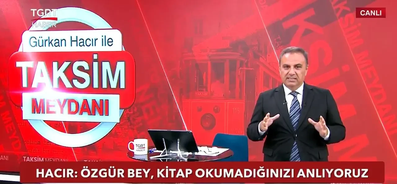 Özgür Özel yine TGRT'yi hedef alıp Atakan Sönmez'e çok çirkin sözler sarf etti! Gürkan Hacır Zübük tanımı yaparak ders verdi