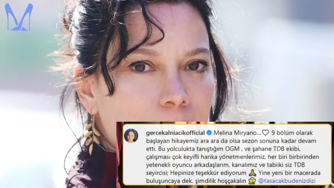 Gerçek Alnıaçık Taşacak Bu Deniz’den ayrıldı! Melina Miryano’yu oynayan oyuncudan veda mesajı