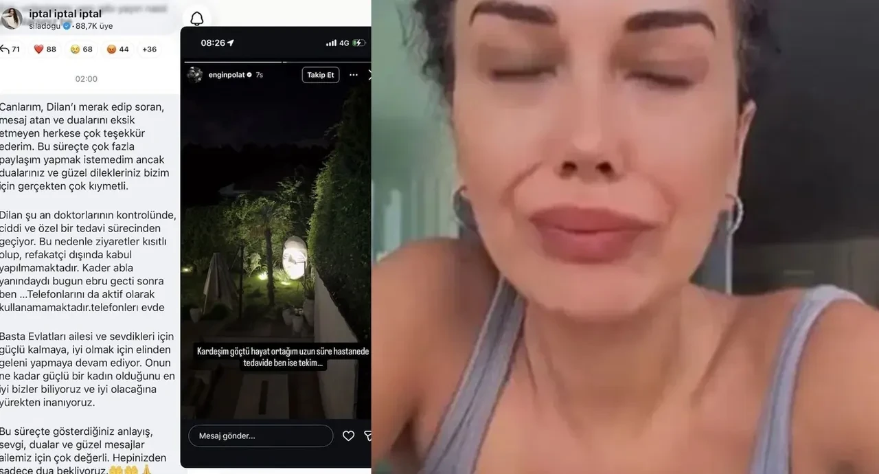 Hesapları kapatılan Dilan Polat'ın nerede olduğu ortaya çıktı! Ailesi paylaşımla böyle duyurdu