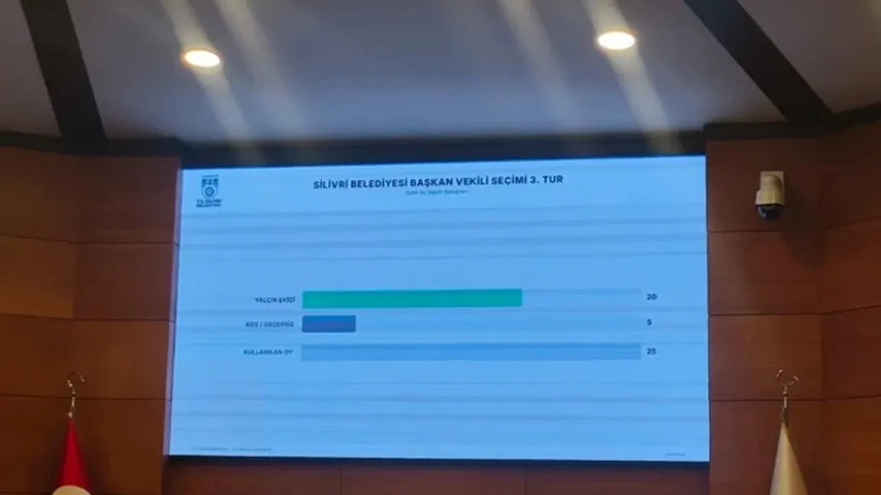 Silivri Belediyesi'nde başkanvekili Yalçın Ekici oldu