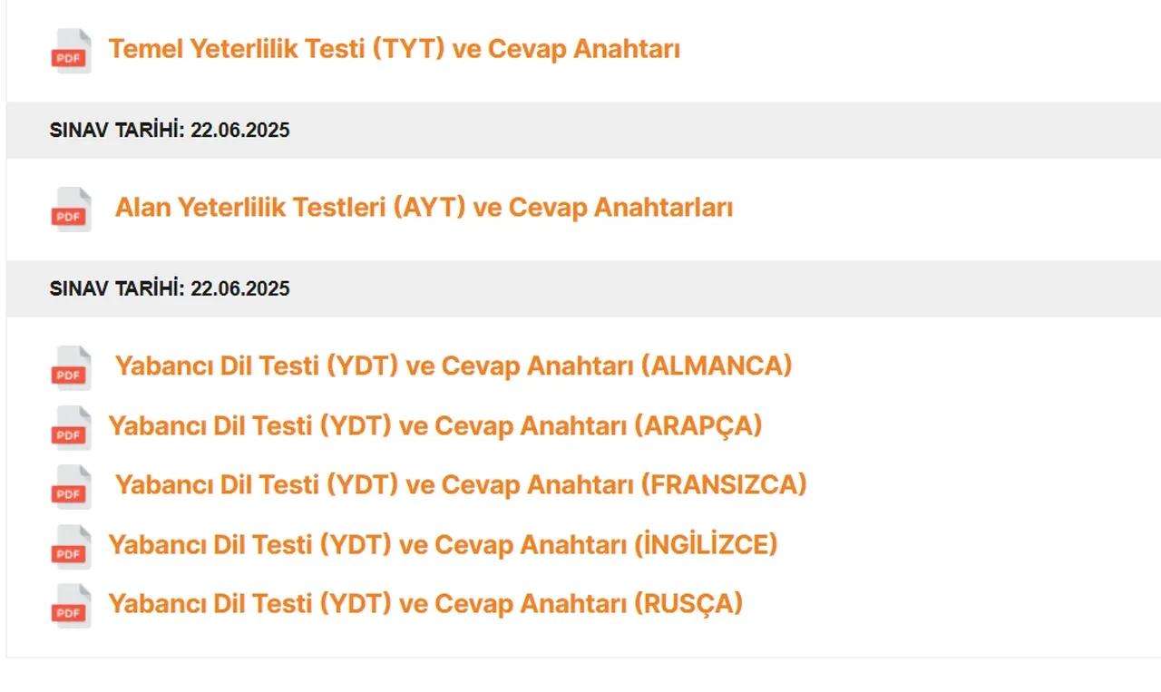 YKS TYT soruları ve cevapları 2026 osym.gov.tr! ÖSYM YKS soruları ve cevap anahtarı kitapçığı açıklandı mı? TYT A-B kitapçığı sorgulama ekranı