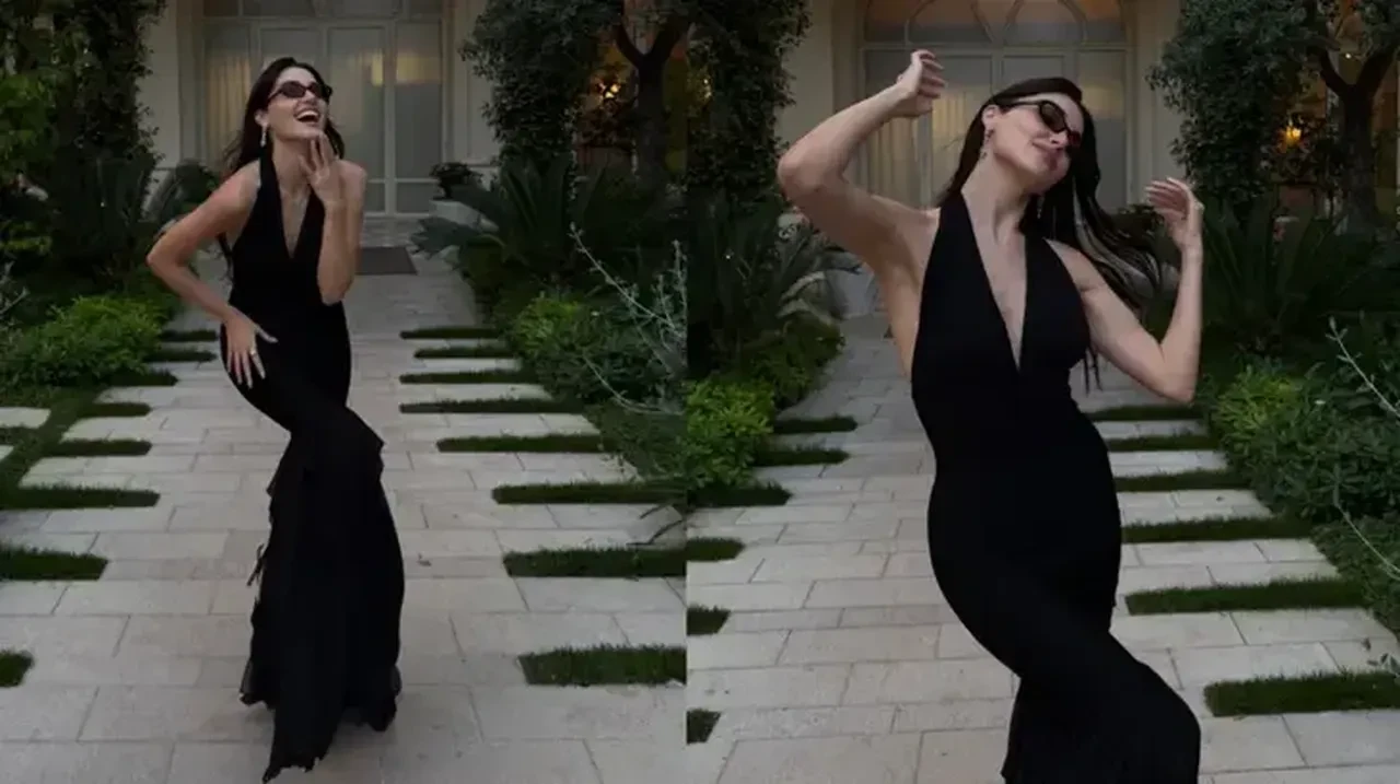 Hande Erçel'in Paris çıkarması! Carla Bruni ve Catherine Deneuve ile aynı davette