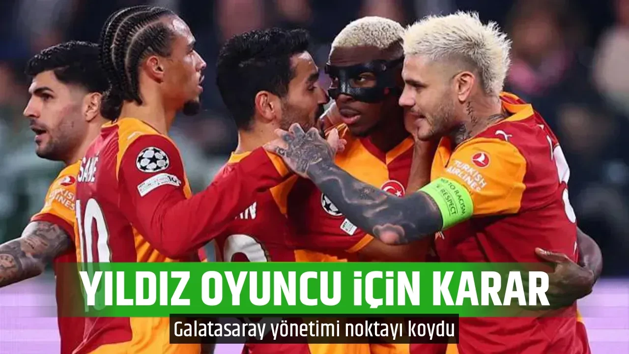 YILDIZ OYUNCU İÇİN KARAR