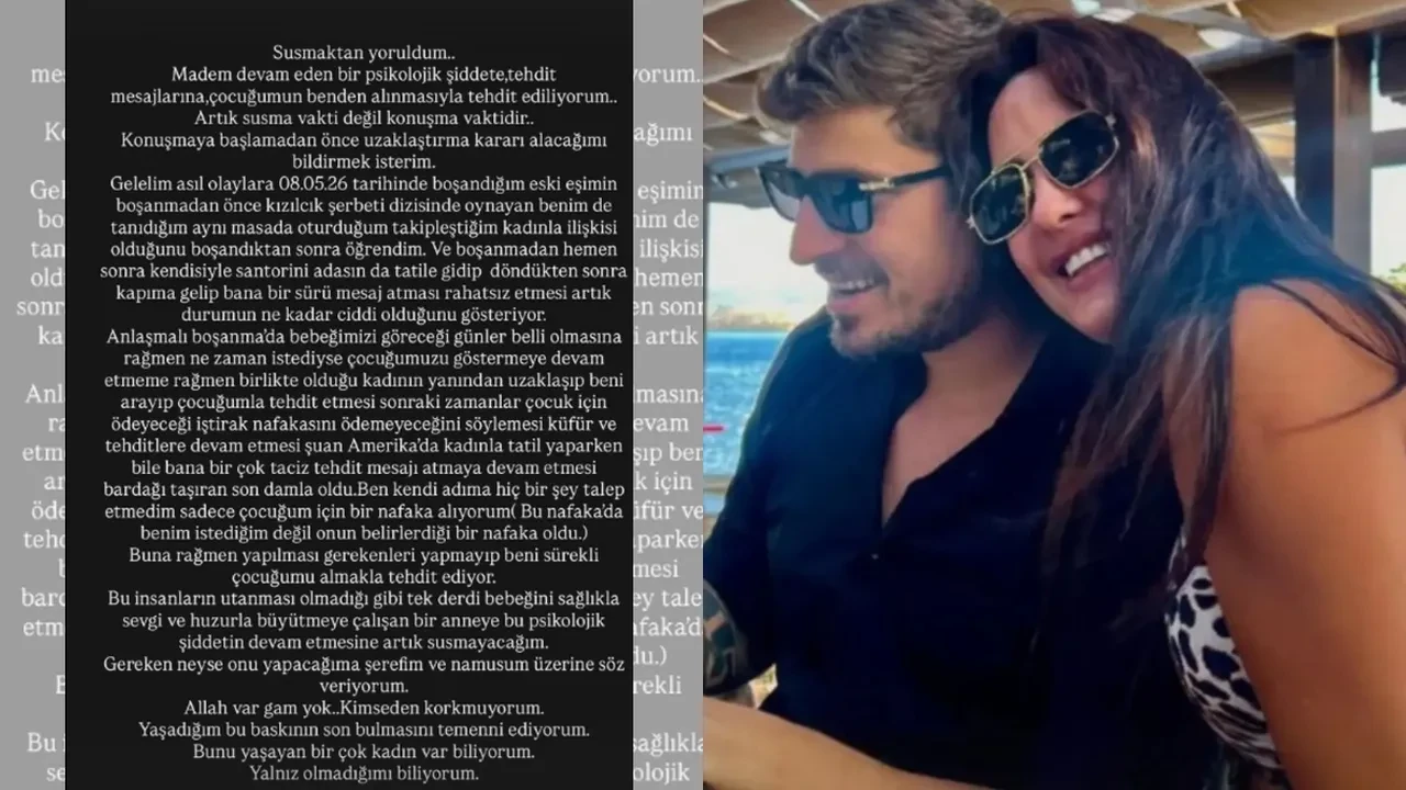 Boşanma sonrası Sahra Işık'tan eski eşine olay sözler! "Beni Kızılcık Şerbeti oyuncusuyla aldattı"