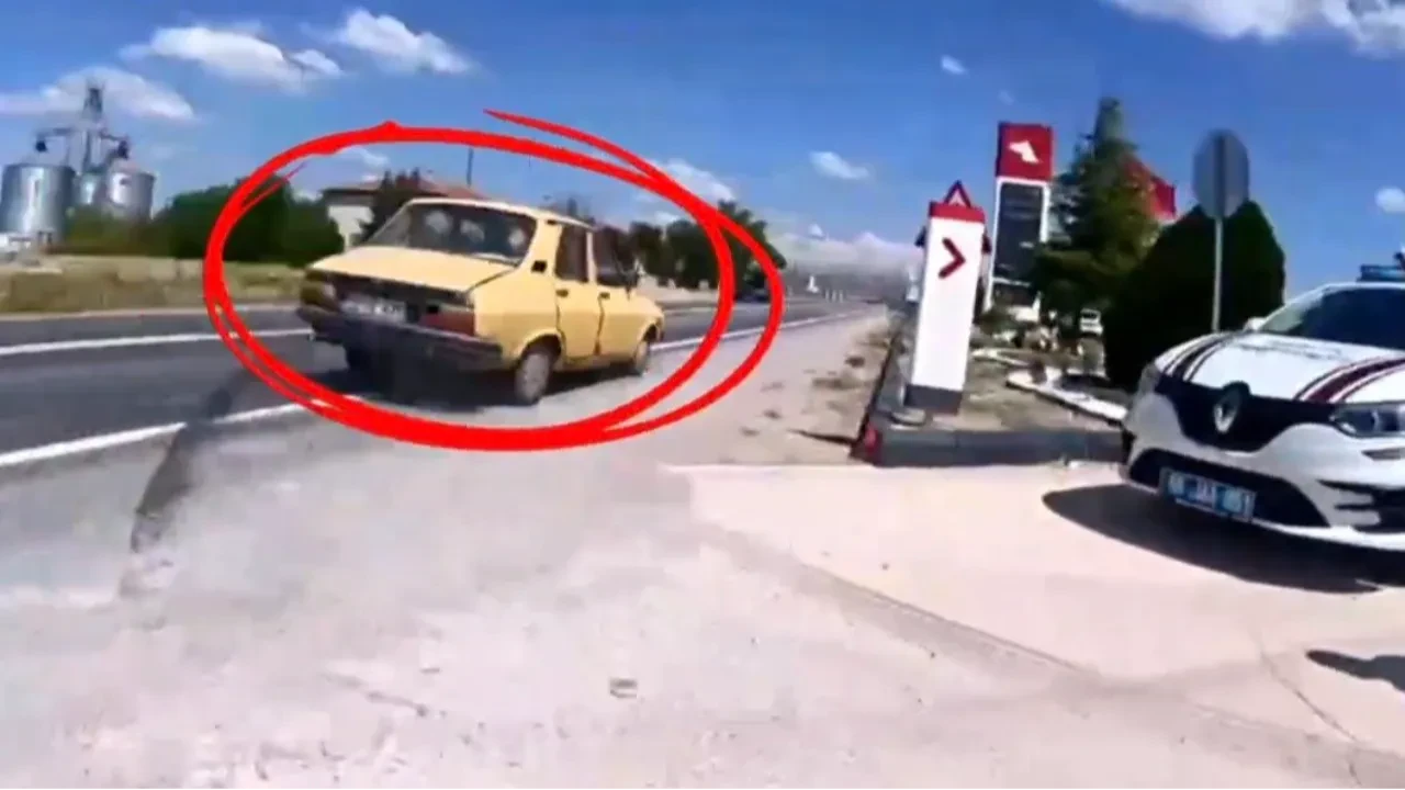 'Dur' ihtarına uymayan sürücüye, bindiği aracın 2 katı ceza! İşte o anlar