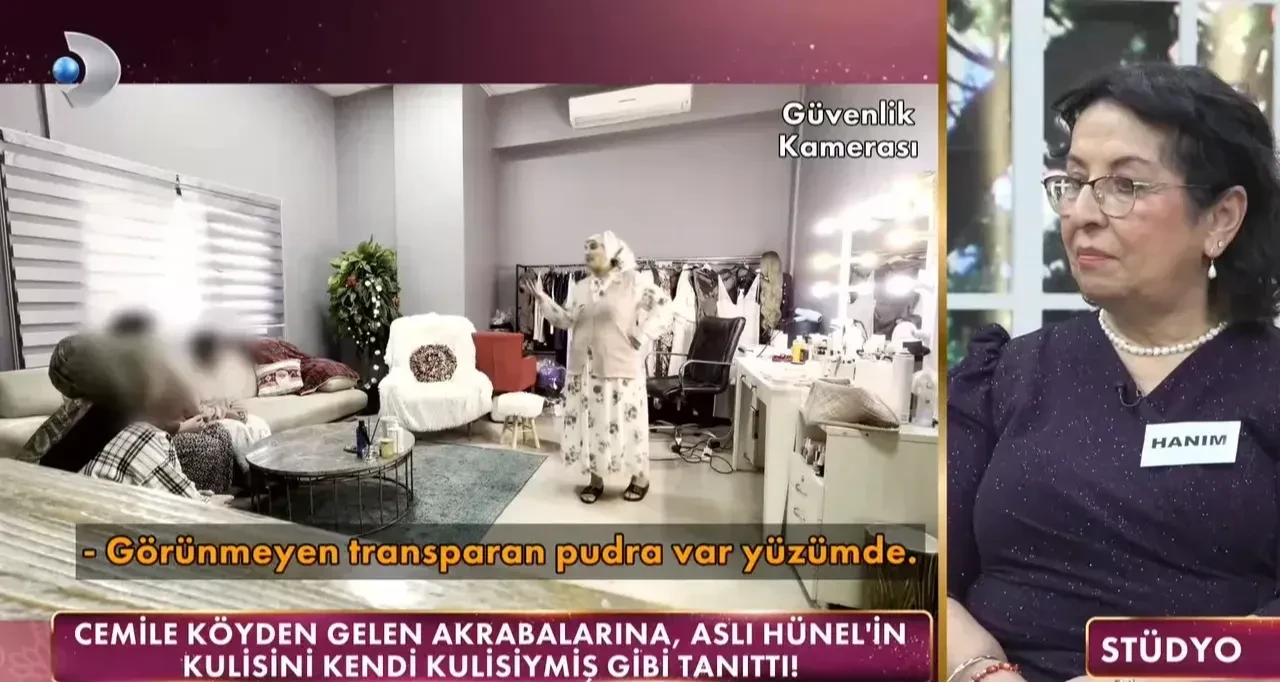 Gelinim Mutfakta Cemile sunucu Aslı Hünel'in odasına çöktü! Görüntüleri izleyen dondu kaldı