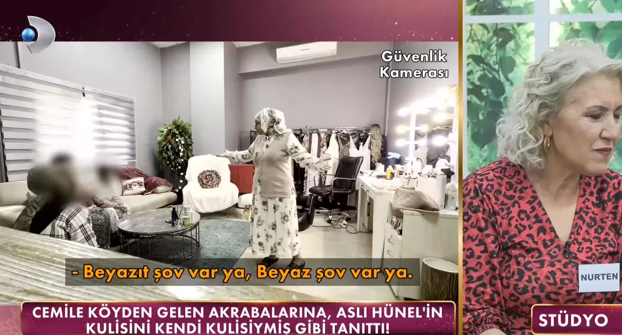 Gelinim Mutfakta Cemile sunucu Aslı Hünel'in odasına çöktü! Görüntüleri izleyen dondu kaldı