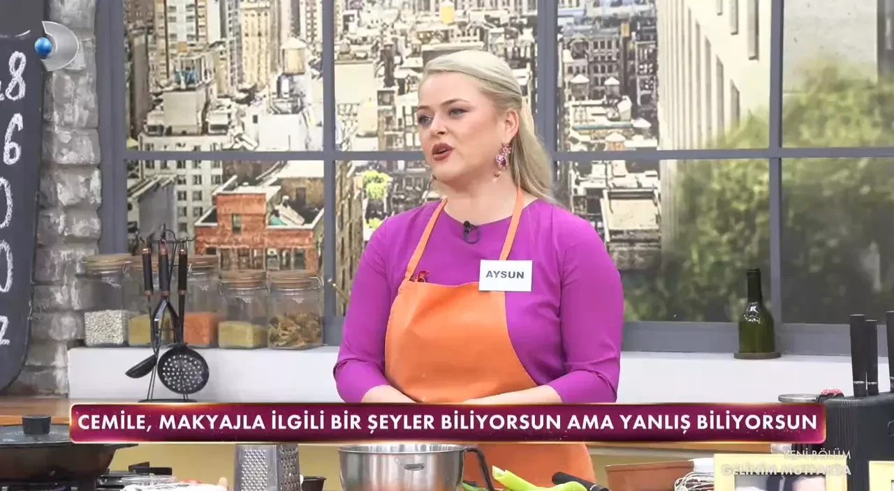 Gelinim Mutfakta Cemile sunucu Aslı Hünel'in odasına çöktü! Görüntüleri izleyen dondu kaldı