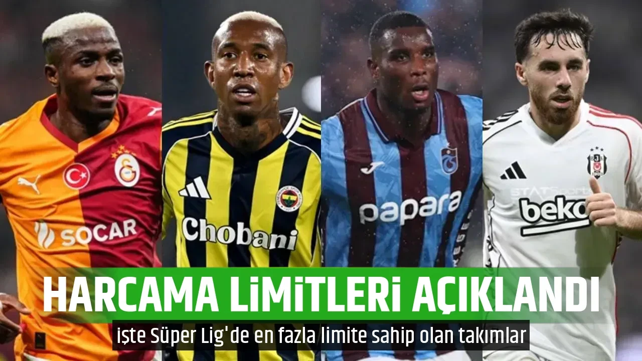 HARCAMA LİMİTLERİ AÇIKLANDI