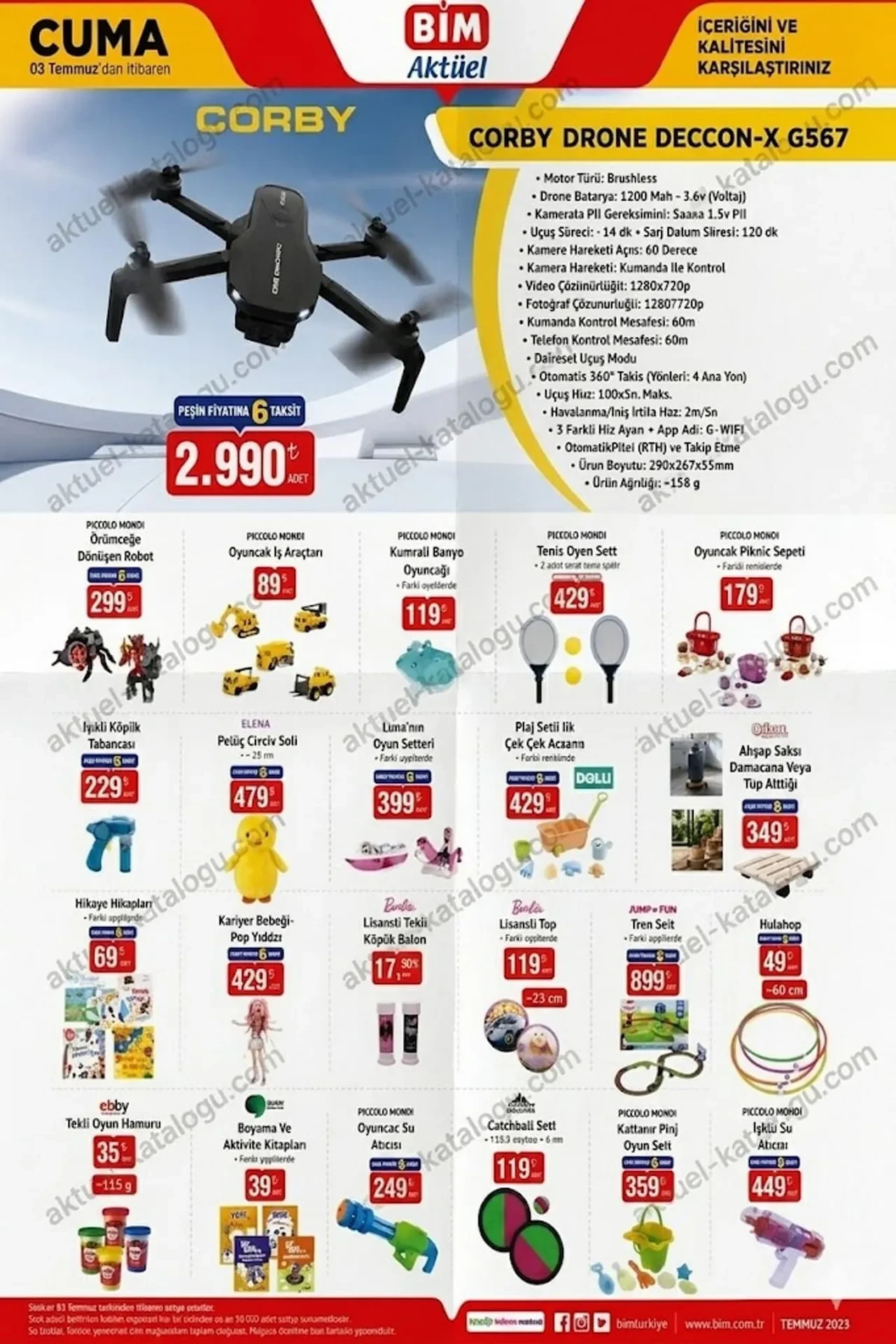 BİM 26 Haziran - 3 Temmuz Aktüel Kataloğu 2026! Kulaklık, projeksiyon cihazı, drone pervaneli vantilatör geliyor