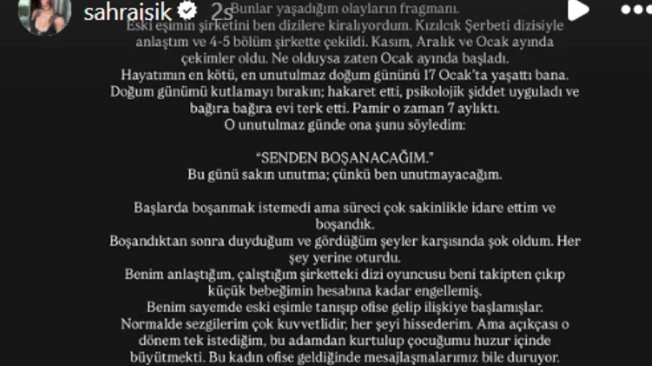 Eşinin kendisini aldattığını iddia eden Sahra Işık'tan olay ifşa! Gündemde Seray Kaya var