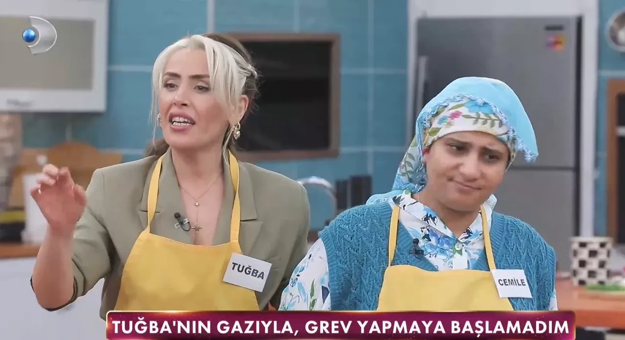 Gelinim Mutfakta Cemile'den olay protesto! Pankart açtı, grev ilan etti