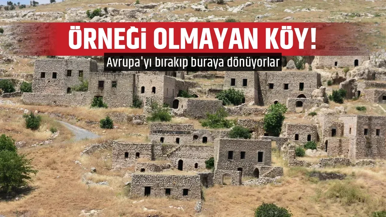 ÖRNEĞİ OLMAYAN KÖY! 