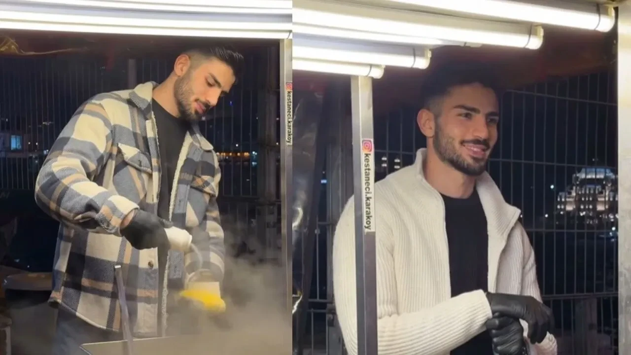 Yakışıklı mısırcının konuştuğu diller duyanları şaşırttı! Yabancı fenomen hayran kaldı