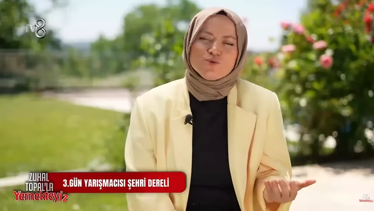 Yemekteyiz Şehri Dereli kimdir? Yemekteyiz 3. gün yarışan Şehri Hanım aslen nereli?