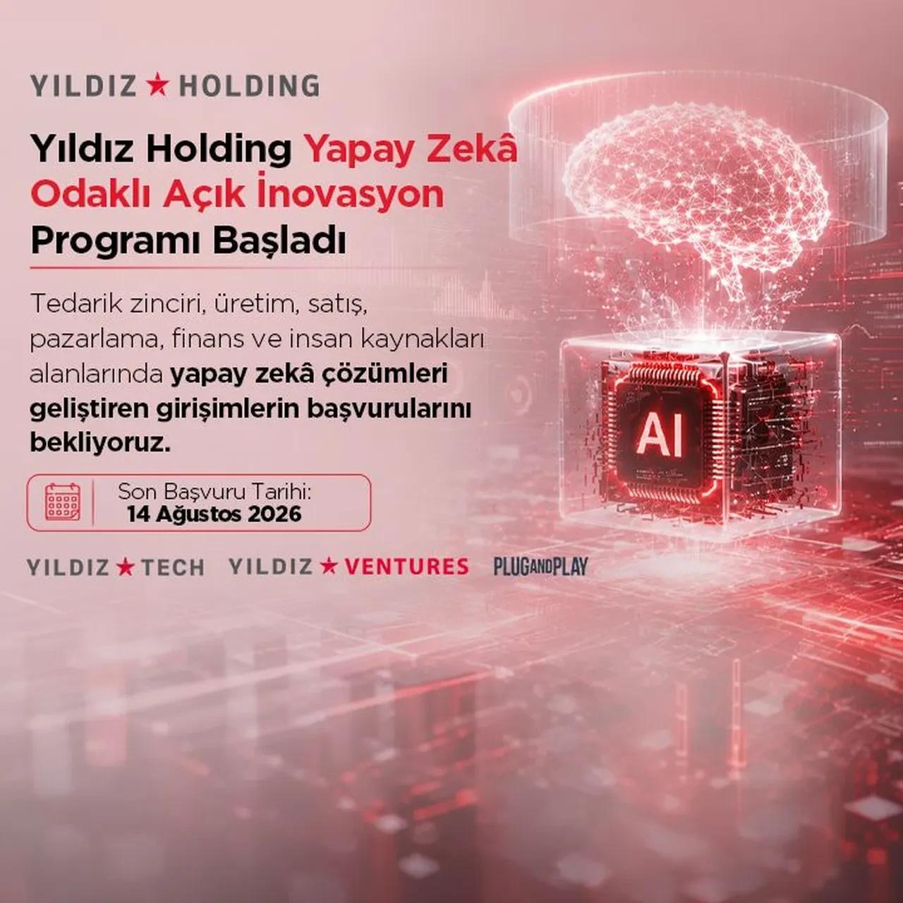 Yıldız Holding'den yapay zeka girişimlerine açık inovasyon çağrısı