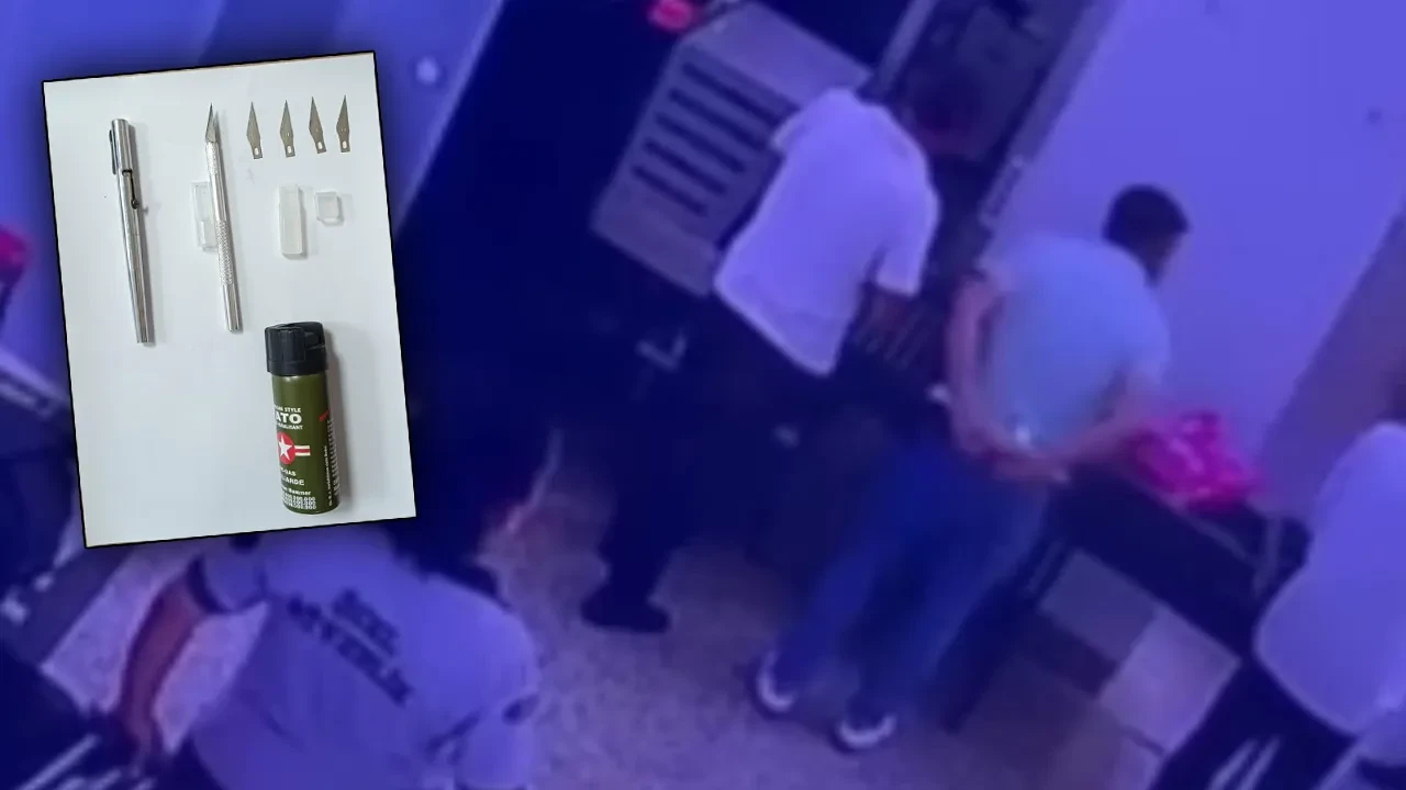Adliyeye kalem şeklinde suikast silahıyla girmeye çalıştılar! X-ray'de son anda fark edildi