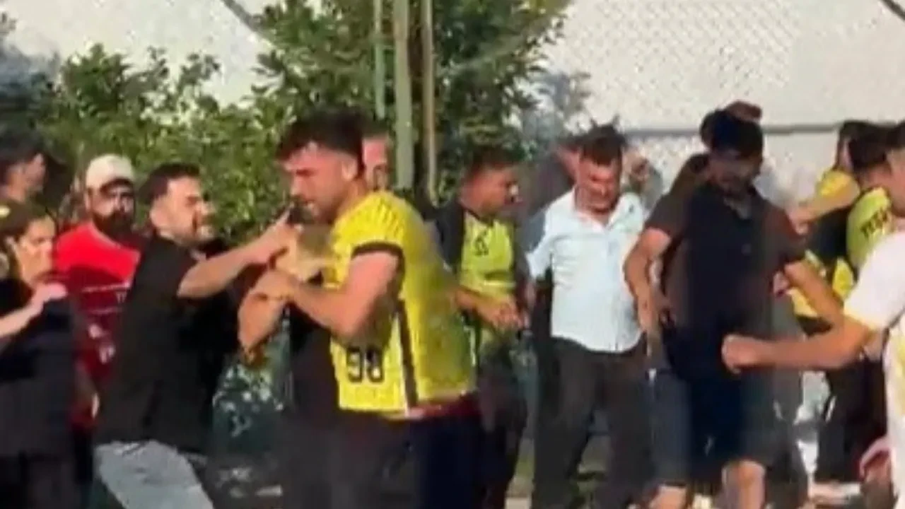 Köyler arası futbol turnuvası savaş alanına döndü