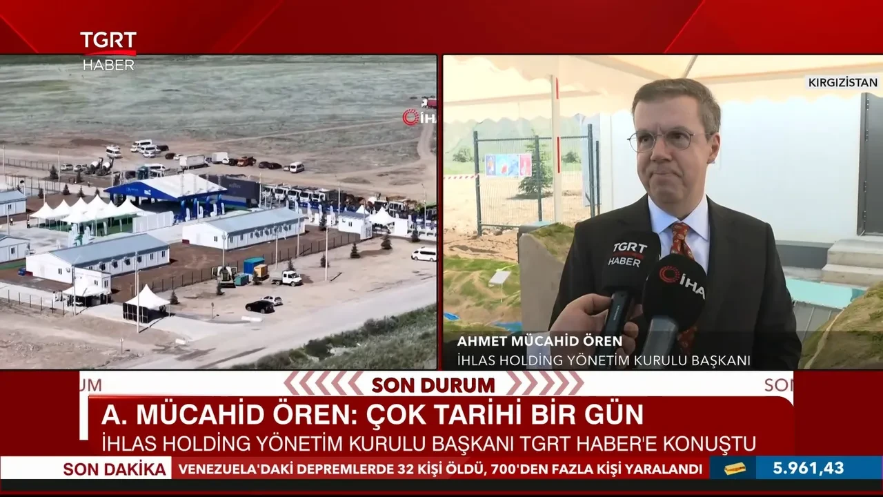 İhlas Holding’den dev yatırım! Kırgızistan’ın kalbinde dev tören: 'Tarihi bir gün yaşıyoruz'