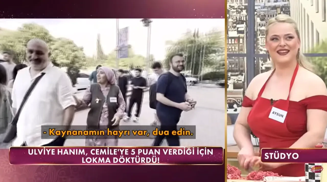 Gelinim Mutfakta Ulviye Hanım sokak ortasında hayır lokması dağıttı! Görüntülere sosyal medyada yorum yağıyor