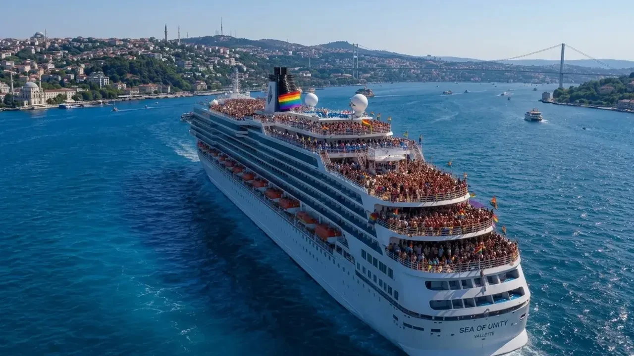 Aydın Valiliği sapkın LGBT turu için tutulan kruvaziyer gemisi organizasyonunu iptal etti