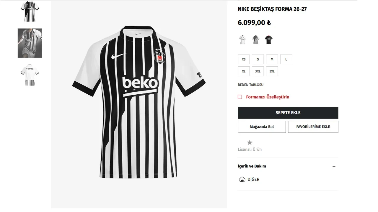 Beşiktaş yeni sezon forma fiyatları 2026-2027 ne kadar? Beşiktaş yeni forma tanıtımını yaptı 