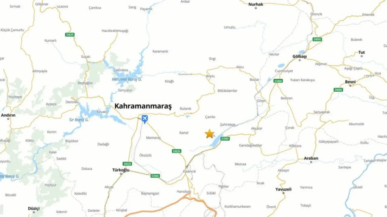 AFAD duyurdu! Kahramanmaraş'ta deprem oldu