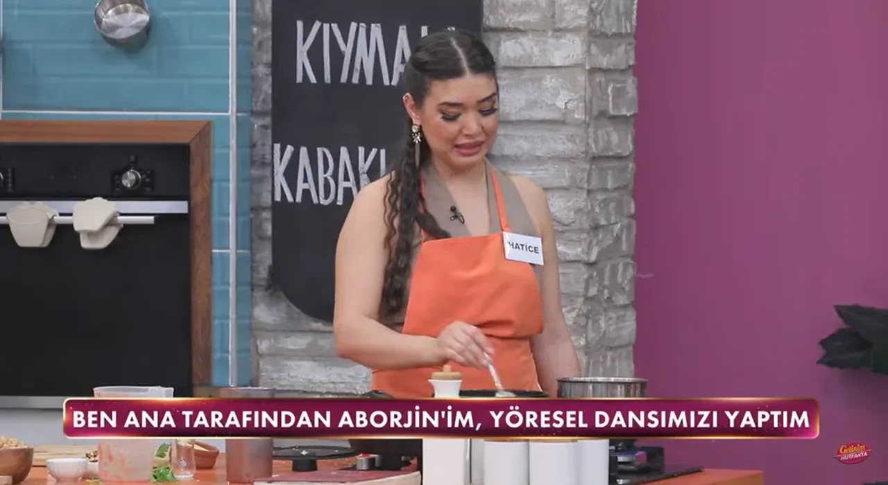 Gelinim Mutfakta Cemile'den gündem olan Haka dansı! Stüdyoda yaptığı şova beğeni yağıyor
