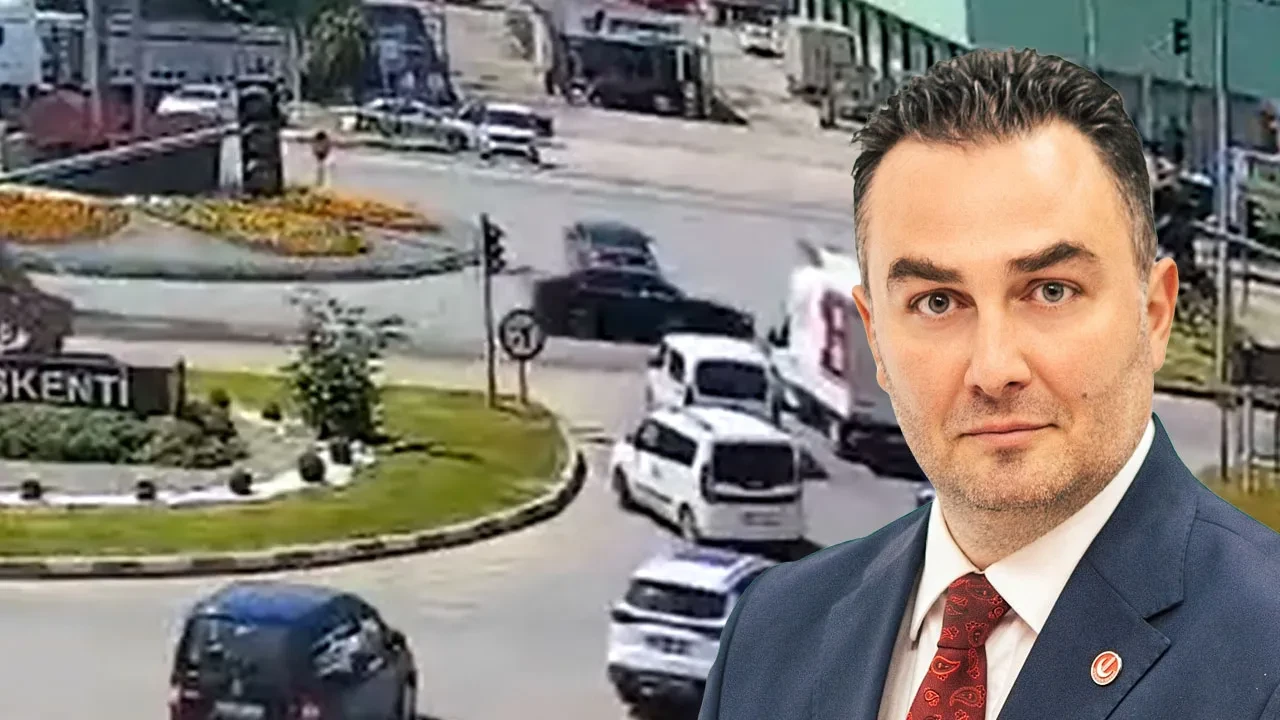 Makam aracı kırmızı ışıkta geçti, facia kıl payı atlatıldı: YRP'li Osman Gezgin ve 2 kişi hastaneye kaldırıldı