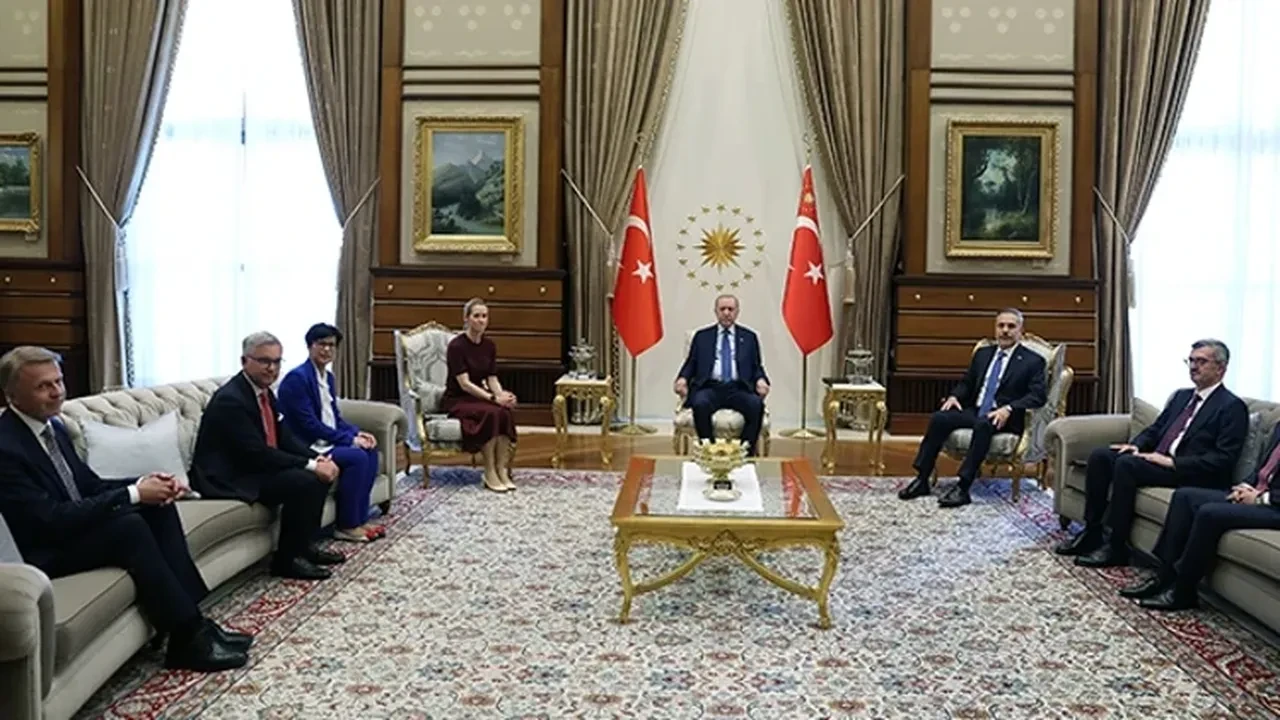 Cumhurbaşkanı Erdoğan, AB Yüksek Temsilcisi Kaja Kallas'ı kabul etti!