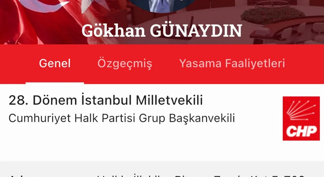 Gökhan Günaydın, CHP Grup Başkanvekilliği görevine iade edildi 