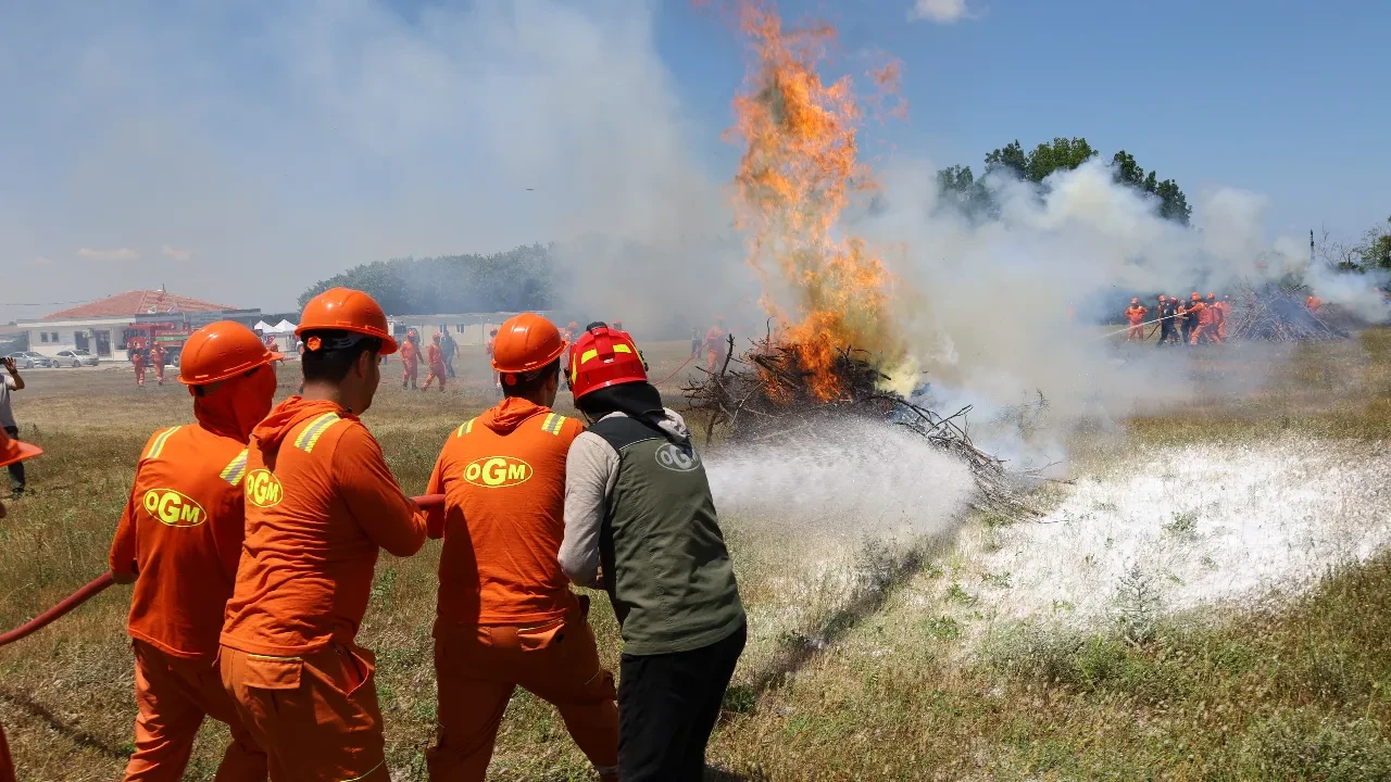 Yeşil vatanın gönüllü ordusu! Tatbikat görüntüleri nefes kesti 