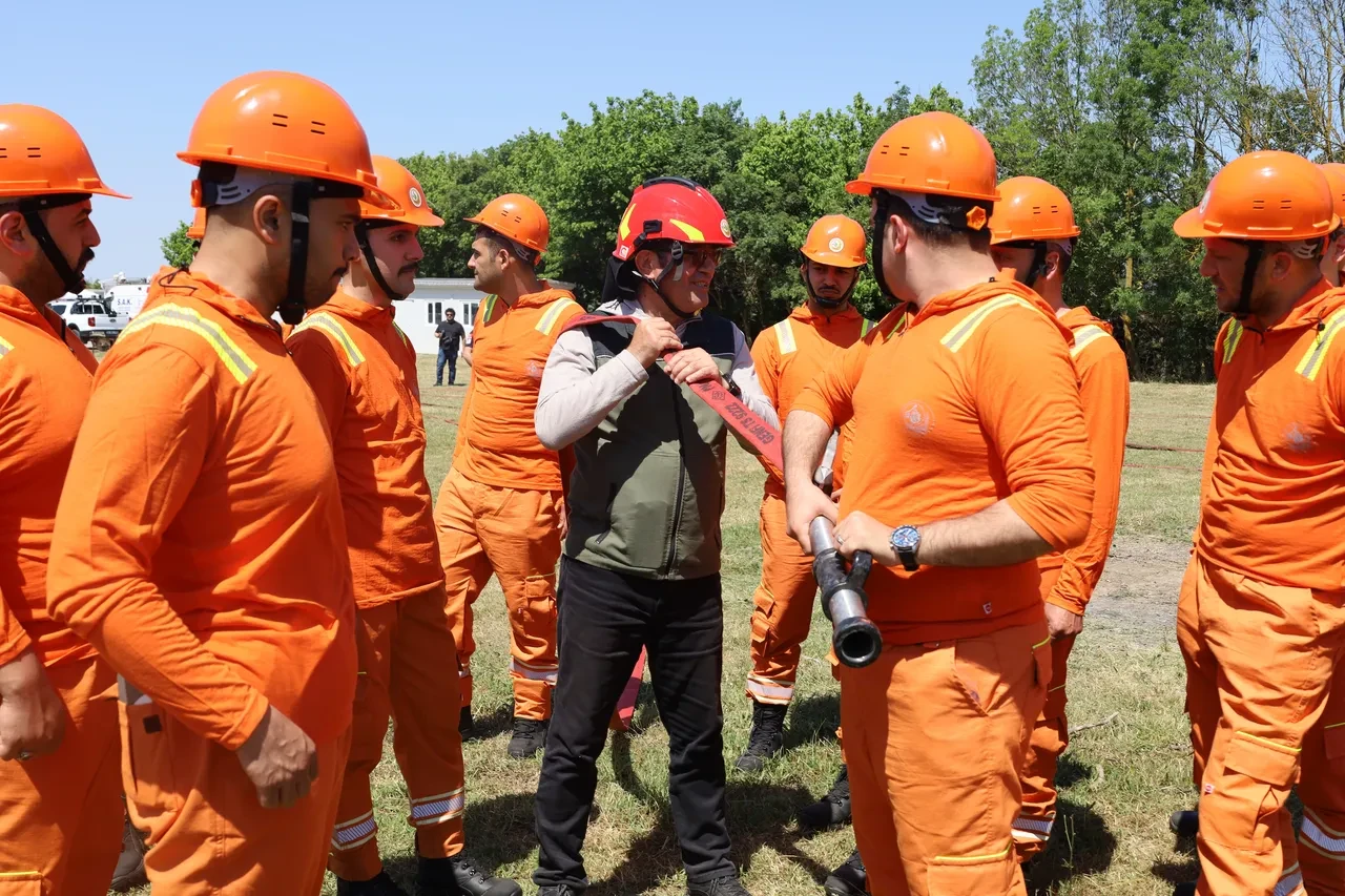 Yeşil vatanın gönüllü ordusu! Tatbikat görüntüleri nefes kesti 
