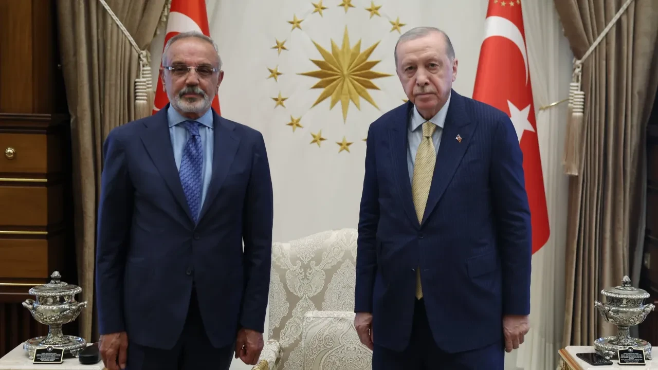 DEM Partili Sırrı Sakık'tan Cumhurbaşkanı Erdoğaz'a ziyaret