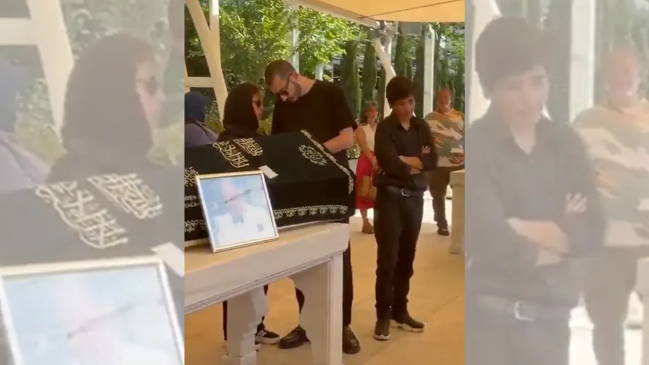 Reha Muhtar son yolculuğuna uğurlandı! Çocukları Poyraz ve Ayşe Nazlı babalarına son görevini yerine getirdi