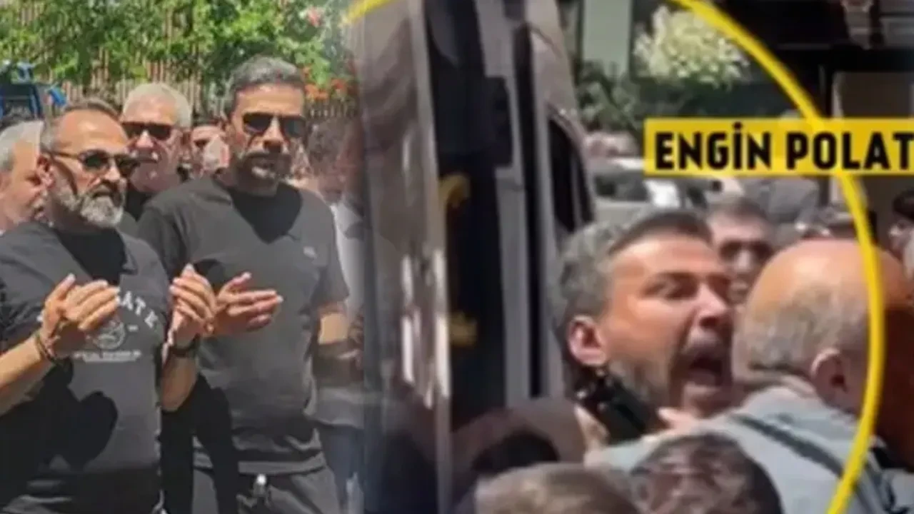 Can Polat'ın taziyesinde ortalık karıştı! Aile Engin Polat'ı istemedi: Kavga çıktı