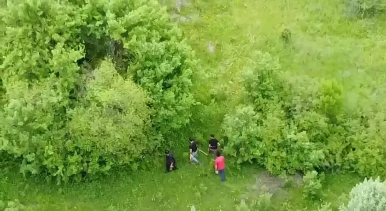 Kaçak kazıcıların kabusu: Köyün hava savunma sistemi iş başında!