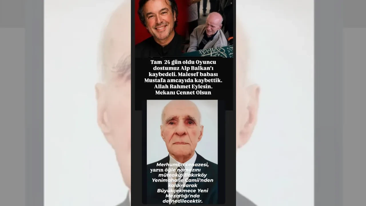 Mahallenin Muhtarları’ndaki Alp Balkan’ın babası Mustafa Balkan hayatını kaybetti! Evlat acısına dayanamadı