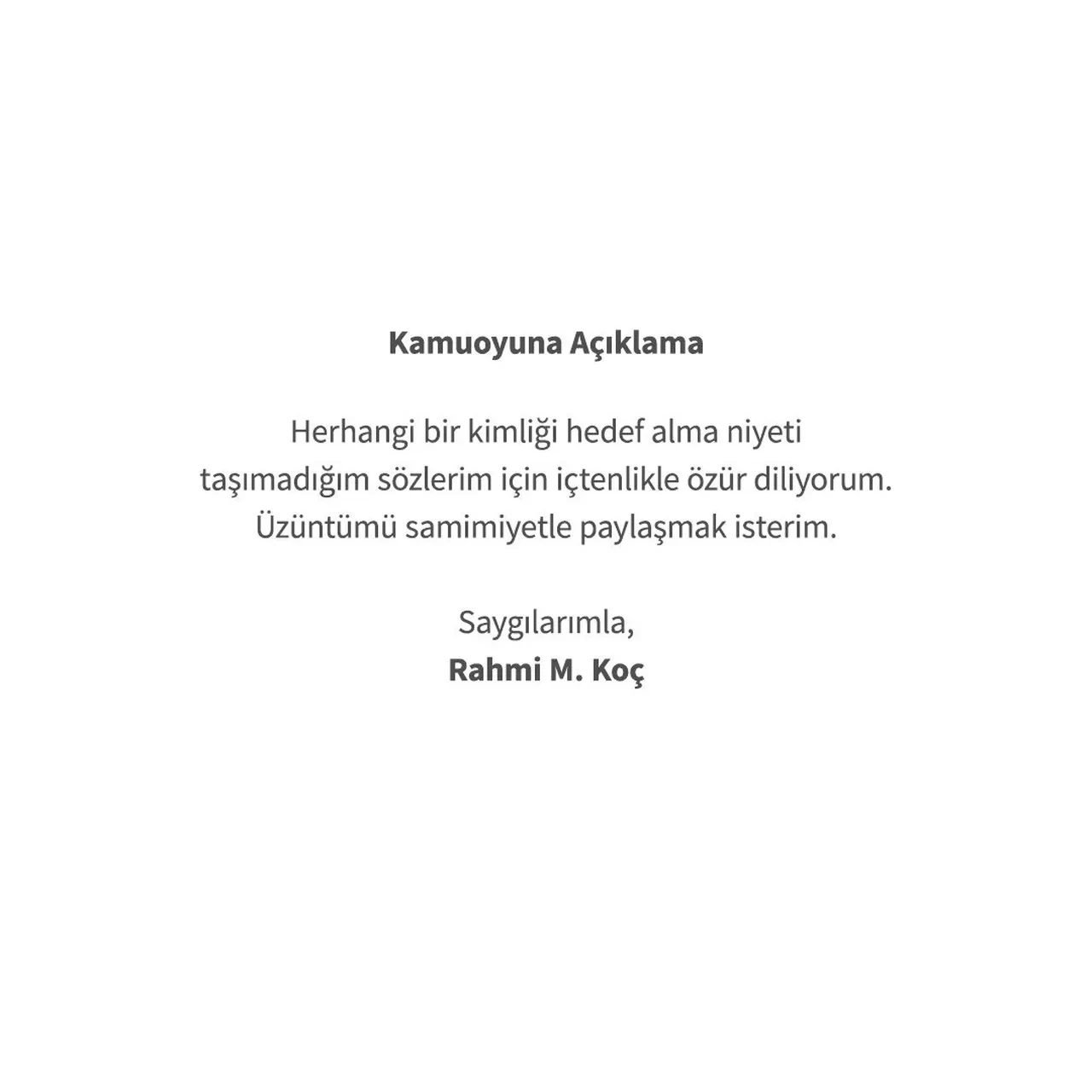 Rahmi Koç hakkında soruşturma başlatıldı! 'Kürt kadın' fıkrasına tepki yağıyor 