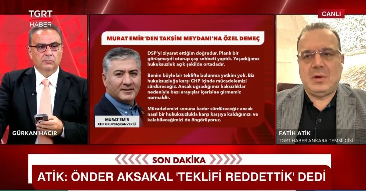Fatih Atik duyurdu! Özgür Özel ekibi DSP'ye geçmek için görüşme yaptı: Parti yönetimini bize verin