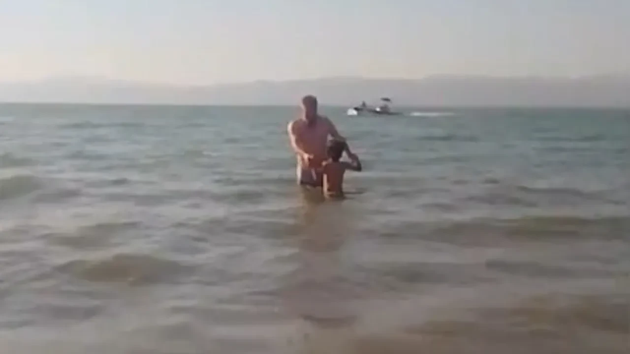 Baba-oğlun son görüntüleri ortaya çıktı! 5 dakika sonra facia yaşandı