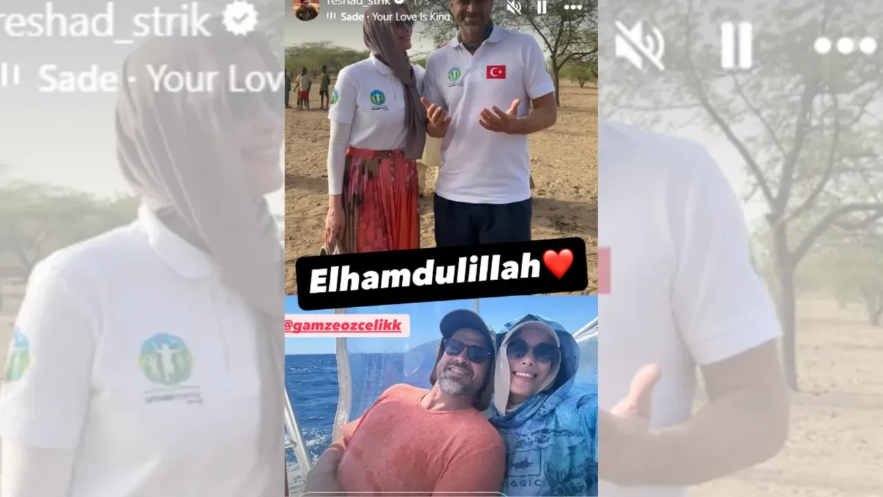Reshad Strik’ten Gamze Özçelik’e aşk dolu paylaşım! Evlilik yıl dönümünde romantik kutlama dikkat çekti