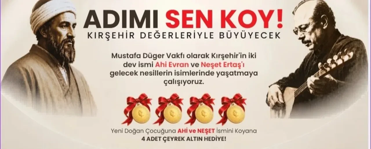 Çocuklarına bu isimleri verenlere 4 çeyrek altın verilecek!