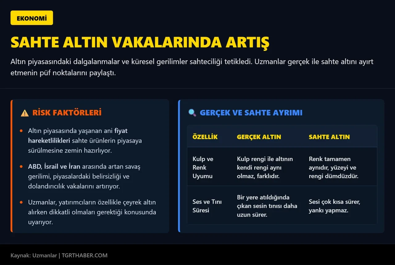 Sahte altın ve gerçek altın nasıl anlaşılır? Uzman isim püf noktaları sıraladı