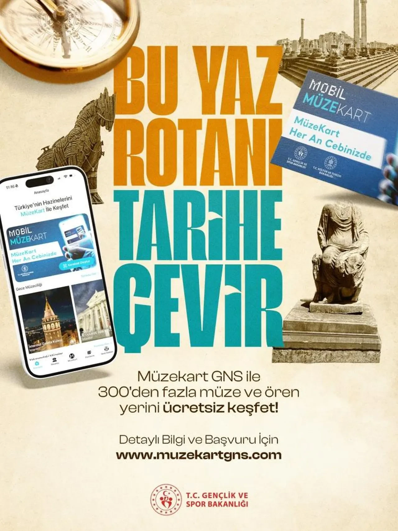 Bakan Bak'tan gençlere ücretsiz müzekart müjdesi